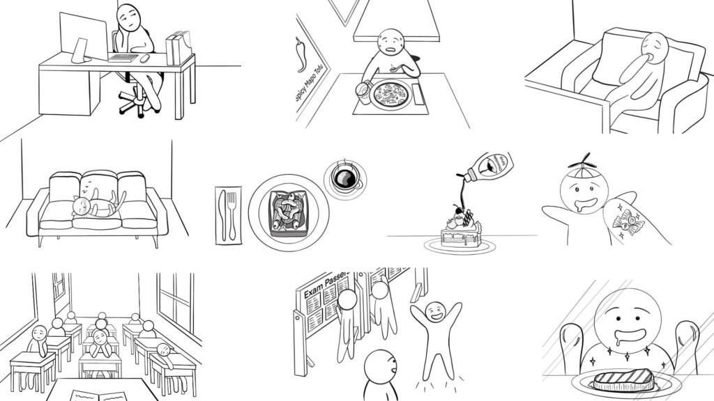 【日本語絵カード】「〜そうです（様態）」のイラストまとめ